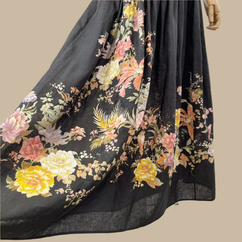 Flora Linen Dress