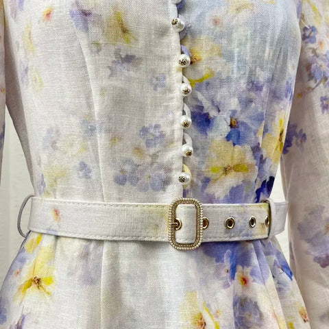 Lina Linen Dress