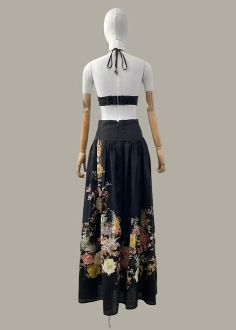 Flora Linen Dress