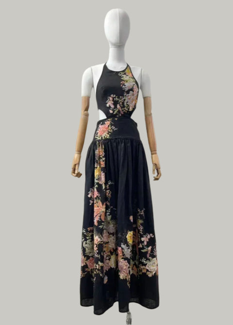 Flora Linen Dress